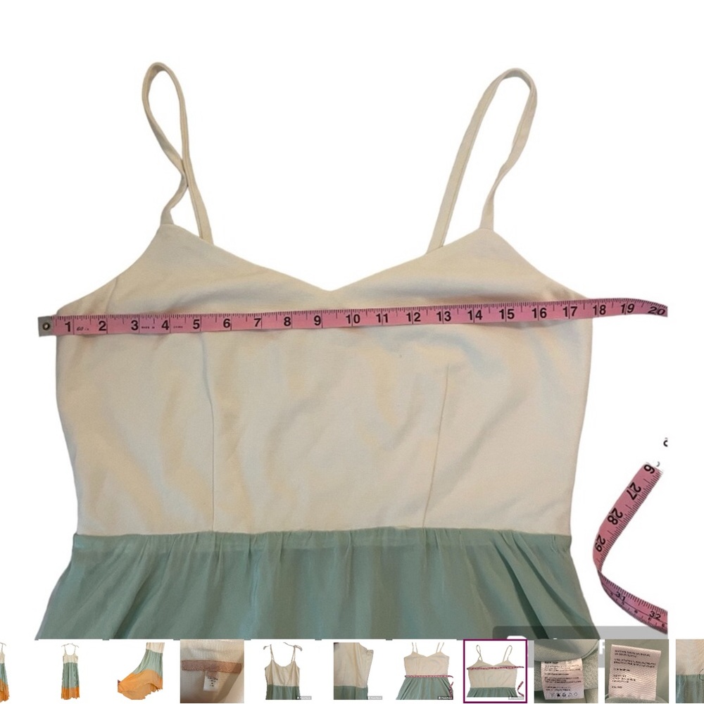 ANTHROPOLOGIE Hutch Silk Color Block High Low Dress Size L. $35.00 - Picture 10 of 14